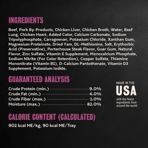 Miniatura 8 de Cesar Clásico - Comida húmeda para perros adultos en salsa con sabor a chuletón, comida húmeda para perros, bandejas fáciles de pelar de 3.5 oz, 24