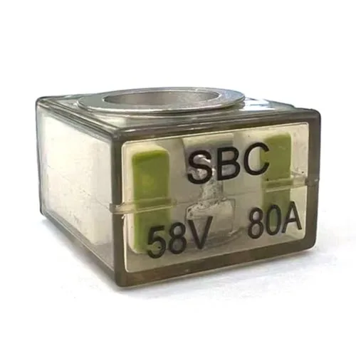 Miniatura 10 de Bloque de fusibles de terminal doble South Bend Components con clasificación marina (MRBF), 300A máx., 58V CC máx., IP 66, protegido contra