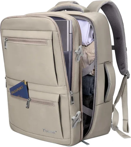 BALEINE Mochila de Viaje para Mujeres y Hombres, Mochila Grande y Resistente de Equipaje de Mano para Laptop, Regalos para Negocios, Casual, Viajes