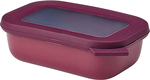Miniatura 11 de Mepal Cirqula - Recipiente circular rectangular para almacenar y servir alimentos con tapas transparentes, perfecto para preparación de alimentos
