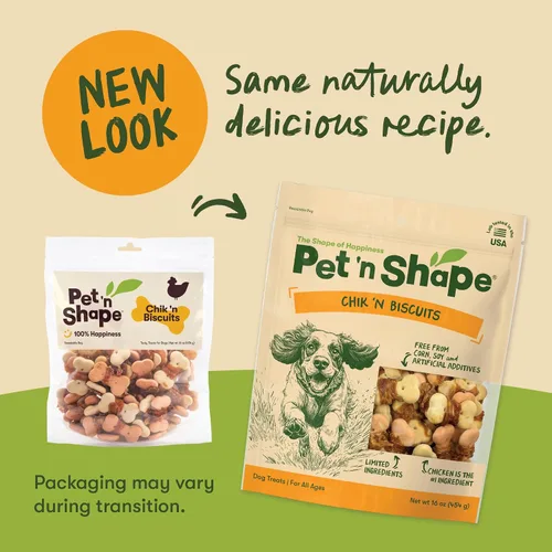 Miniatura 3 de Pet 'n Shape Chik 'n Wrapped Biscuits - Golosinas para perros de carne seca - 1 libra