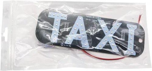 Miniatura 5 de 2 unids Taxi Led coche parabrisas cabina indicador lámpara 12V taxi signo bombilla parabrisas taxi guía luces (azul)