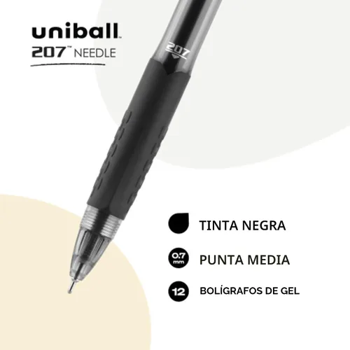 Miniatura 2 de uni-ball 207 - Bolígrafos de gel retráctiles