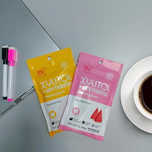 Miniatura 6 de DC24 DAILY CARE Goma de mascar sin aspartamo y sin azúcar, xilitol con eritritol, baja en calorías, sin azúcar, goma de mascar con sabor a sandía