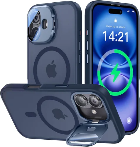 Miniatura 61 de VOFATA - Funda magnética para iPhone 17 Pro Max, cubierta para cámara con soporte, protección completa para la cámara, compatible con MagSafe
