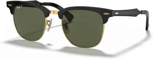 Miniatura 6 de Ray-Ban RB3507 Clubmaster Gafas de sol cuadradas de aluminio Azul sobre plata/gris