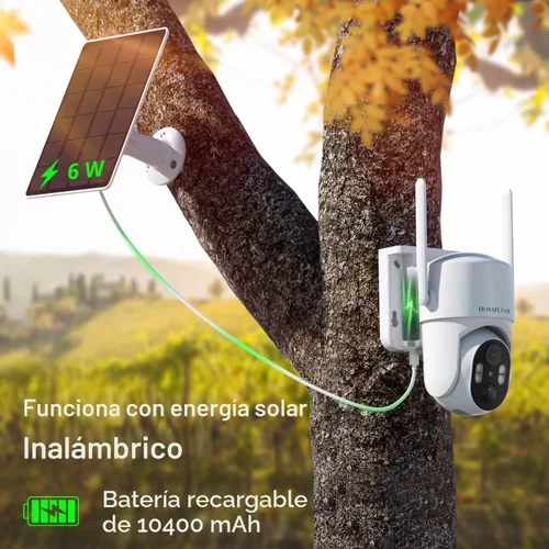 Miniatura 4 de Cámara de seguridad celular 4G LTE sin necesidad de Internet, cámara de seguridad solar para exteriores sin wifi inalámbrica con tarjeta SIM