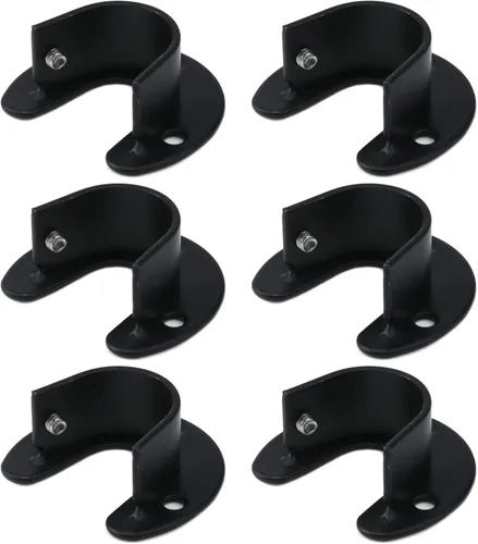 Miniatura 7 de 4 piezas de 2.008 in/2 pulgadas de diámetro de acero inoxidable para armario de armario de armario soporte de extremo de zócalo de soporte, soporte