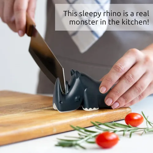 Miniatura 5 de OTOTO Afilador de cuchillos de cuchilla, mantén los cuchillos más afilados con el mejor afilador de cuchillos, divertidos utensilios de cocina sin