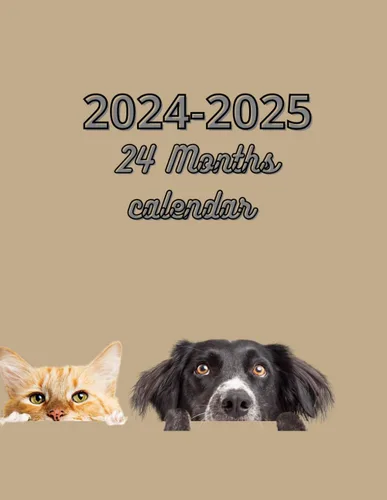 2024-2025: 24 Months calendar Tapa blanda – 17 Septiembre 2023