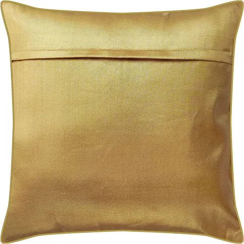 Miniatura 6 de AVKA Studio Fundas de almohada de damasco – Paquete de 2 almohadas decorativas de brocado de seda sintética – Beige dorado 20 x 20 pulgadas – Funda