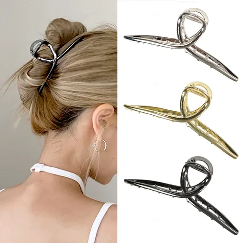 Miniatura 22 de Pinzas para el cabello grueso, paquete de 4 pinzas de gelatina extra grandes para mujeres, accesorios para el cabello de 4.75 pulgadas para mujeres