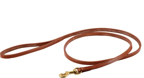 Miniatura 10 de Alvalley Correa para perro a presión – Correa de cuero hecha a mano – Suave de sostener – Herrajes de latón macizo – Fácil de usar – Adecuado