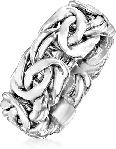 Miniatura 3 de Ross-Simons Sterling Large Byzantine Ring