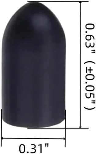 Miniatura 2 de 50 tapas de goma para verter botellas de licor de aceite de oliva (no incluye la boquilla)