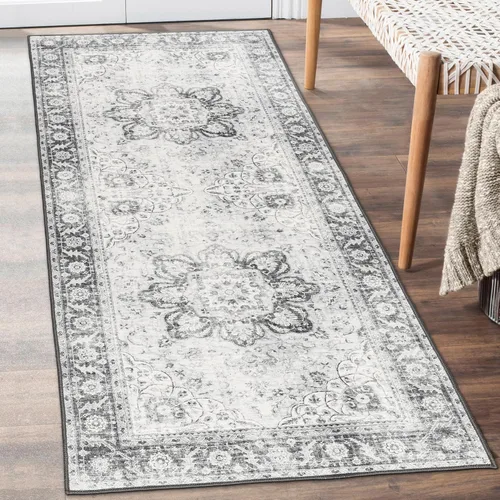 Miniatura 31 de ReaLife Rugs Alfombra pasillo lavable a máquina - Sala de estar, dormitorio, baño, cocina, entrada, oficina - Acolchada de pelo bajo, resistente a
