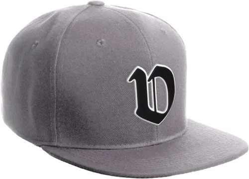 Miniatura 1036 de Daxton Gorra clásica con visera de billete plano con letras del alfabeto inglés antiguo de la A a la Z