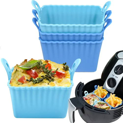 Miniatura 9 de Koluti Juego de 12 Moldes de Silicona Reutilizables para Hornear, Molde Antiadherente para Muffins y Cupcakes con Doble Asa, Sin BPA, Mini Moldes