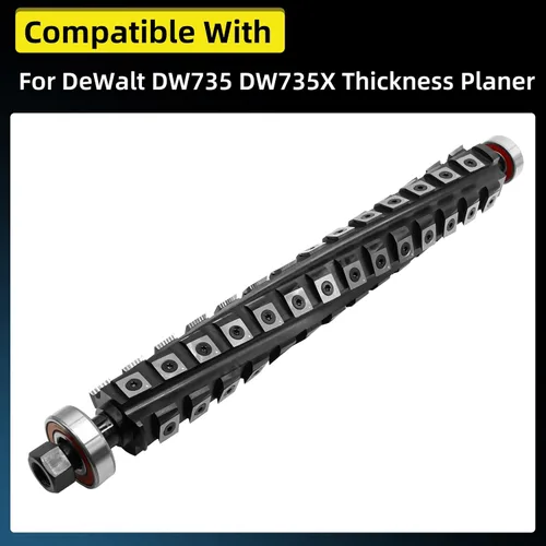 Miniatura 2 de Shelix Cabezal de corte helicoidal para DeWalt 735 DW735 DW735X Cepilladora de espesor, cabezal de corte helicoidal de 13 pulgadas para DeWalt DW735