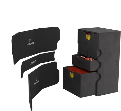 Miniatura 5 de Gamegenic Stronghold 200+ XL - Caja de cubierta convertible Almacenamiento de cartas de doble funda Protector de juego de cartas con cajón
