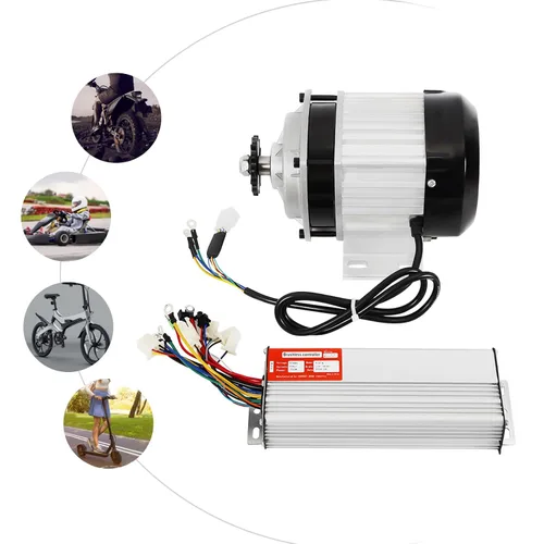 Miniatura 3 de Motor eléctrico sin escobillas, motor eléctrico sin escobillas de 48 V CC 750 W con controlador, kit de motor eléctrico sin escobillas, motor