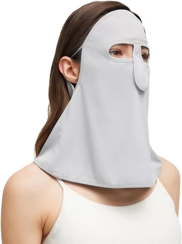 Miniatura 10 de SLF6M103T - Máscara de protección solar para el cuello, polaina para el cuello, bufanda, pasamontañas, pañuelos de tela con bucles para las orejas