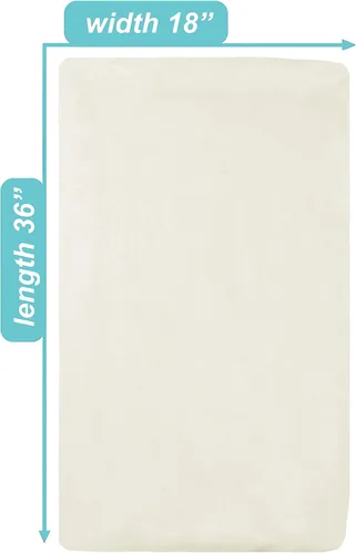 Miniatura 2 de American Baby Company Sábana bajera ajustable para cuna/moisés 100% algodón natural de 36" x 18" - Sábana suave, transpirable e hipoalergénica, Crema