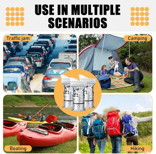 Miniatura 3 de Nuogo 50 bolsas desechables de urinario portátil de emergencia, mini inodoro de viaje, orina unisex para viajes, camping, senderismo, tráfico