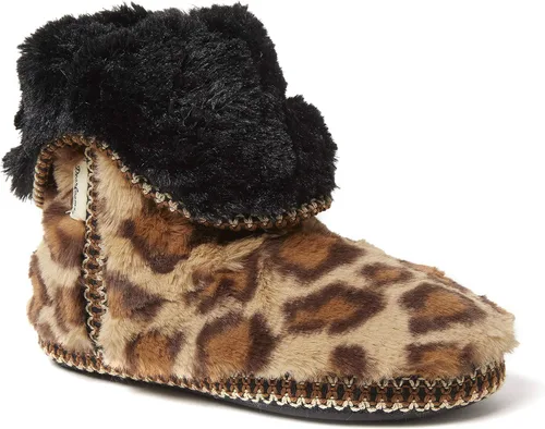 Miniatura 5 de Dearfoams Pantuflas plegables Beth Furry para mujer