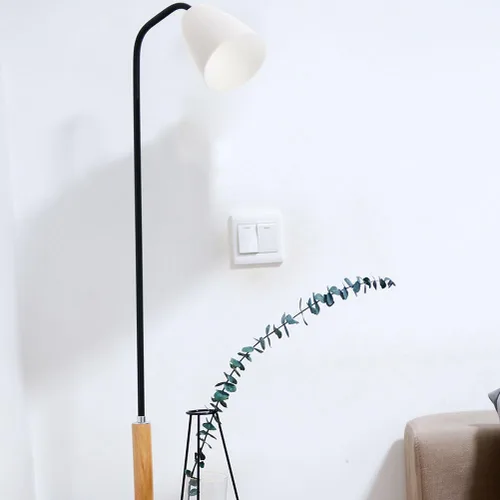 Miniatura 5 de SEWACC 2 unids pantalla de herradura inclinada lámpara de cabeza plana pantalla pantalla plástico blanco pantallas reemplazo lámpara de pie