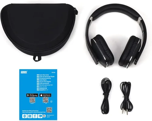 Miniatura 6 de August Funda de auriculares para August EP650 / EP640 y más auriculares plegables de otras marcas, bolsa de almacenamiento de viaje para auriculares