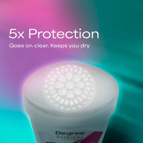 Miniatura 6 de Degree desodorante y antitranspirante con protección clínica, para ducha de 1.7 oz, 5 en 1, 1.7 onza