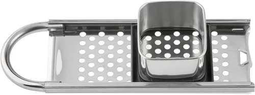 Weis Spaetzle - Cortador con agujeros redondos (0.315 in, acero inoxidable, 12.6 x 4.3 x 2.0 in), color plateado