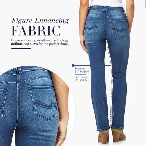 Miniatura 3 de Angels Forever Young Pantalones de mezclilla 360 Sculpt Bootcut para mujer
