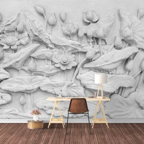 Miniatura 12 de Signford. - Mural de pared, diseño de mundo de nieve, tapiz removible, adhesivos de pared para dormitorio, sala de estar.