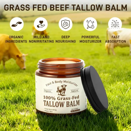 Miniatura 4 de Veakoo Unscented Beef Tallow Balm & Cyperus Rotundus Oil