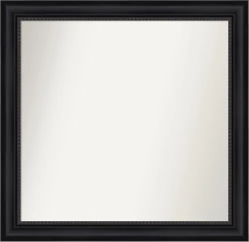 Miniatura 69 de Amanti Art Espejo personalizado, espejo de baño negro Astor, espejo de pared o espejo de tocador de baño sobre el fregadero (25 x 25 pulgadas)