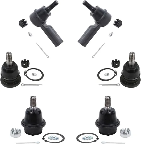 Miniatura 197 de Detroit Axle – Kit de suspensión delantera para Hyundai 2013-2018 Santa Fe 2 enlaces de barra de estabilizador 4 varillas de amarre interiores
