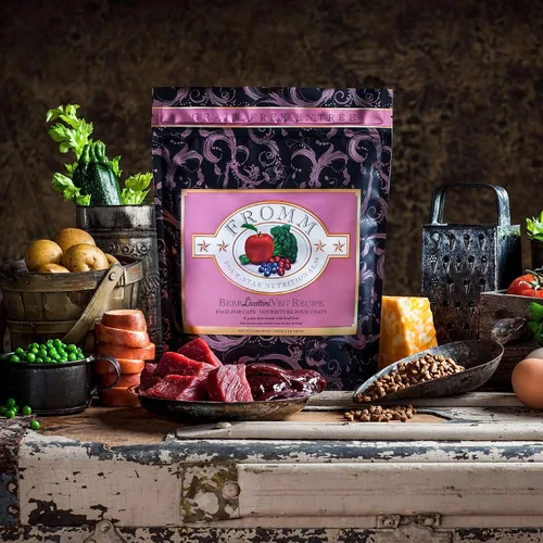 Miniatura 8 de Fromm Four-Star Nutritionals Beef Livattini Veg Comida para Gatos - Comida Seca premium para Gatos - Receta de Carne de Res - 10 libras