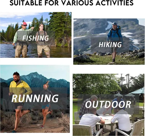 Miniatura 6 de Riverruns Fishing T-Shirt Mens UPF 50+ Sun Protection Fishing Shirt Short Sleeve Performance Tee #1006