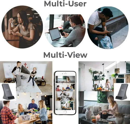 Miniatura 5 de Cámaras espía con cargador inalámbrico, 1080P HD Mini cargador de teléfono para niñera, cámara de vigilancia para oficina en casa