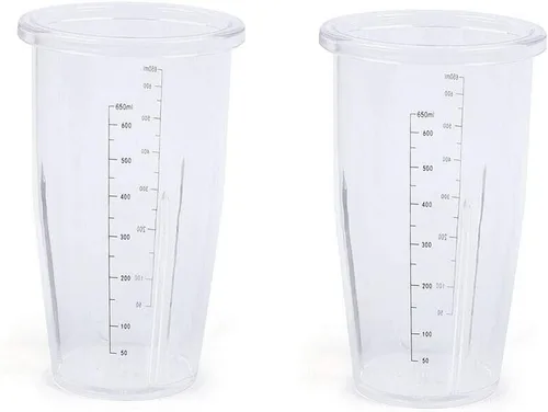 Miniatura 6 de Gdrasuya10 Batidora de leche de doble cabeza de 110 V, mezcladora de bebidas de doble cabezal de acero inoxidable comercial de 560 W, batidora