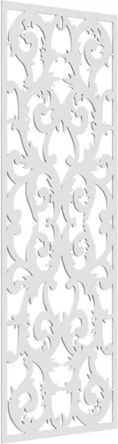 Miniatura 75 de Meadville Paneles decorativos de pared de madera con calado, 9 3/8 pulgadas de ancho x 24 3/8 pulgadas de alto x 1/4 de alto, aliso