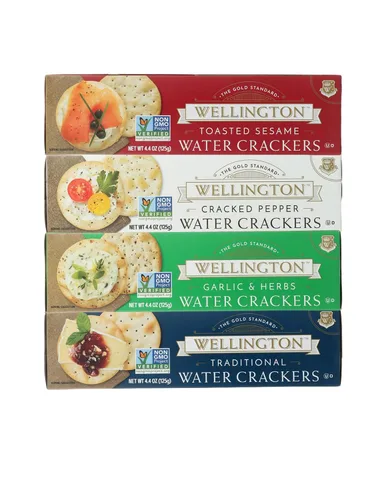 Miniatura 19 de Wellington Galletas de pimienta agrietada, 4.4 onzas (paquete de 12)