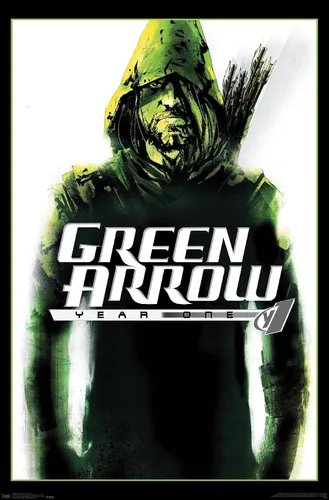Miniatura 11 de Trends International DC Comics - Póster de pared con diseño de flecha verde, año uno, 14.725 x 22.375 pulgadas, versión enmarcada de madera