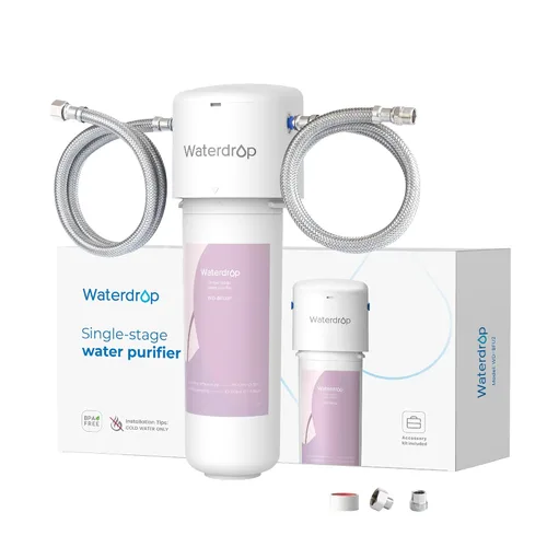 Waterdrop BFU2 Filtro de agua para baño para el cuidado de la cara, reduce el cloro, la cal en el agua, reduce el enrojecimiento y la irritación de