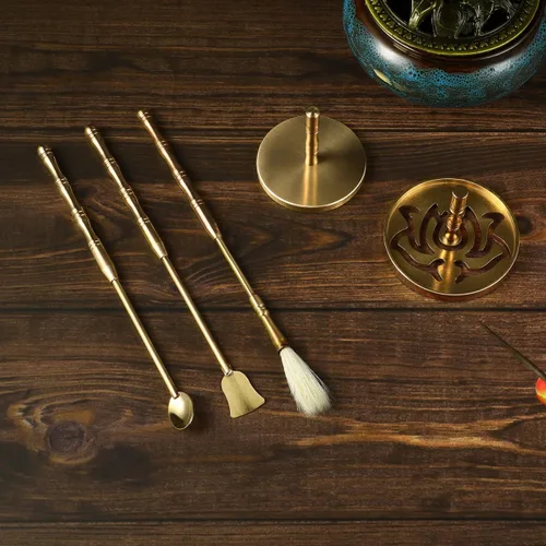Miniatura 9 de DOITOOL Kit de 5 piezas de incienso chino para quemador de incienso, accesorios de primera calidad para aromaterapia, yoga, meditación, relajación
