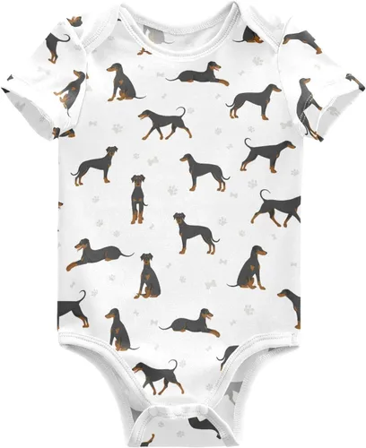 Miniatura 34 de vvfelixl Trajes de bebé lindos conjuntos de cachorros de manga corta de algodón ropa de bebé para niños niñas 0-24 meses