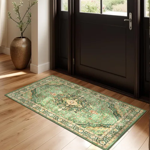 Miniatura 18 de Alfombras de área de 5 x 8 pies para dormitorio, alfombra lavable de 5 x 8, alfombra vintage grande, antideslizante, alfombra bohemia para sala