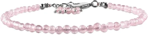 Miniatura 37 de Natural Gemstone Micro Round Beads Dainty Choker Bangle Bracelet, Handmade Jewelry for Women, Healing Chakra Crystals Silver Plated Chain 8 inch